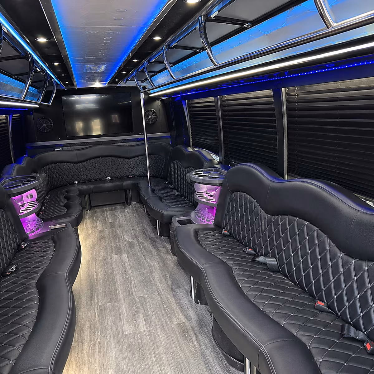 davis party bus rentals inside