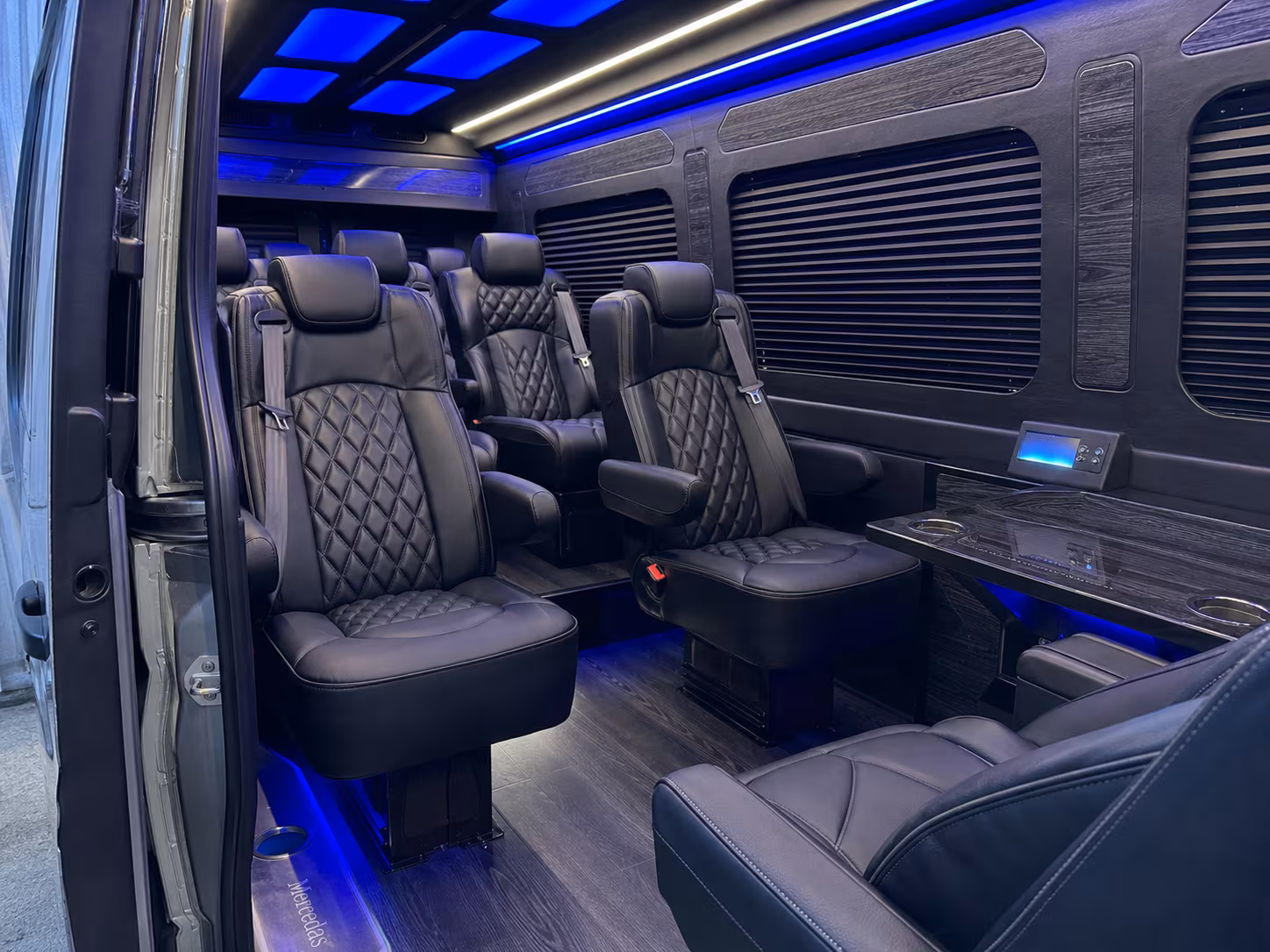 sprinter van transportation for groups and events across davis