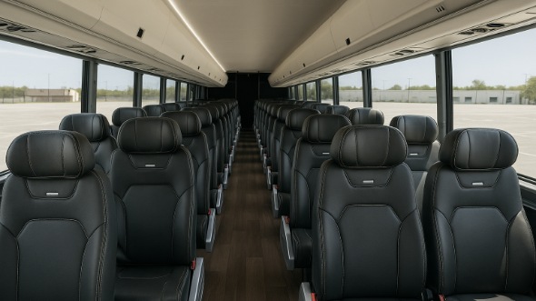 Interior of Charter Bus Company San Francisco's 15 Passenger Minibus in San Francisco