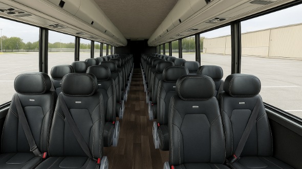 Interior of Charter Bus Company San Francisco's 20 Passenger Mini bus in San Francisco