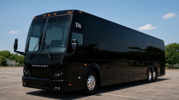 Exterior of Charter Bus Company San Francisco's 50 Passenger Charter Bus in San Francisco