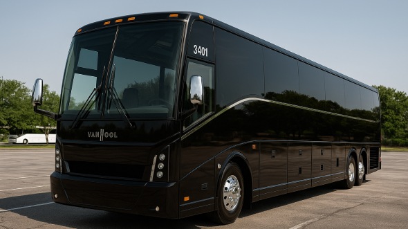 Exterior of Charter Bus Company San Francisco's 54 Passenger Charter Bus in San Francisco
