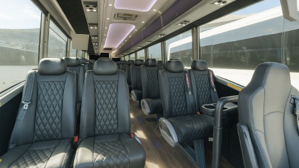 davis 20 passenger minibus inside