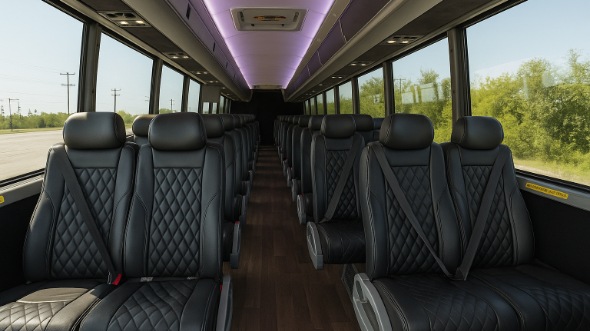 davis 28 passenger minibus inside