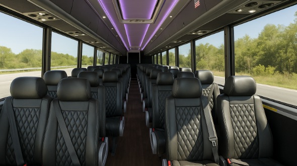 davis 30 passenger minibus inside