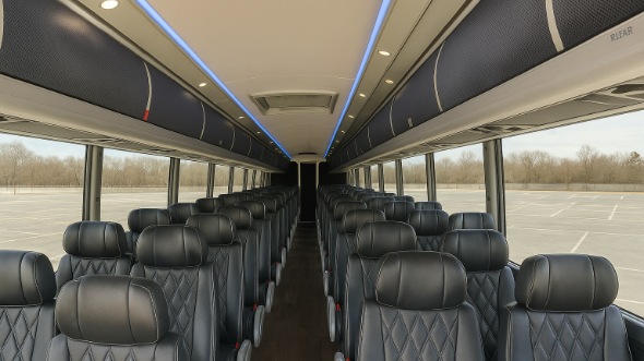 davis 54 passenger charter bus rental