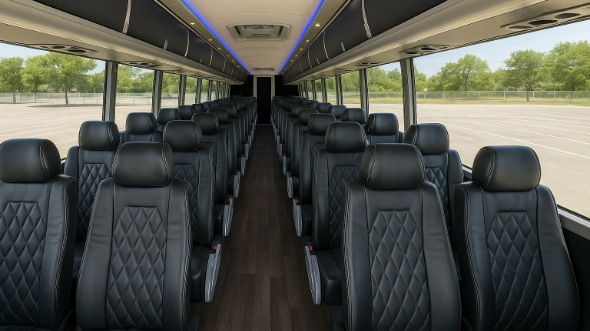 davis 55 passenger charter bus rental