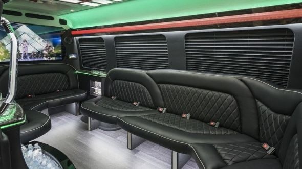 davis sprinter limo rental inside