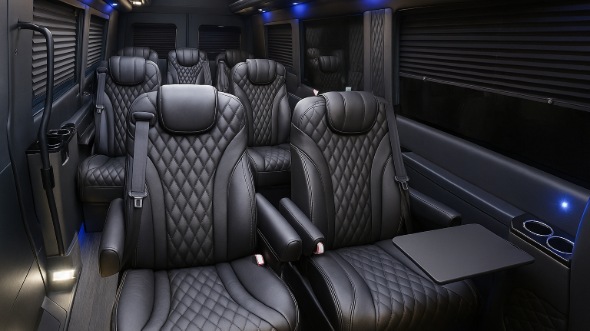 davis sprinter van with driver rental
