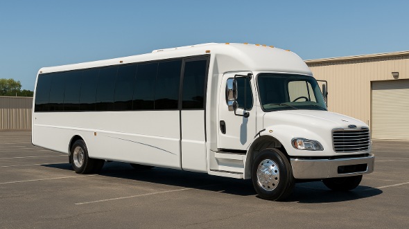 Exterior of Charter Bus Company San Francisco's Party Bus in San Francisco