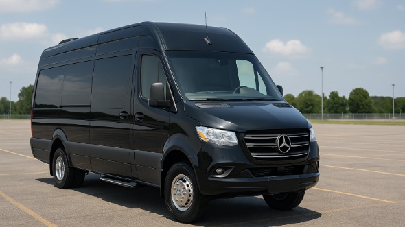 Exterior of Charter Bus Company San Francisco's Sprinter Limo in San Francisco
